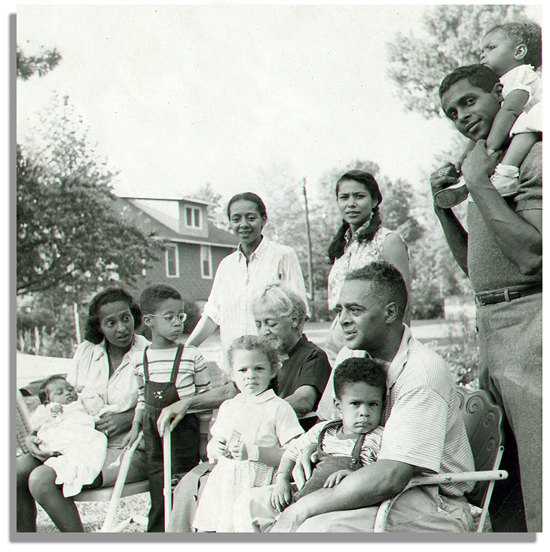 Reunion 1957 in Englewood NJ family photo