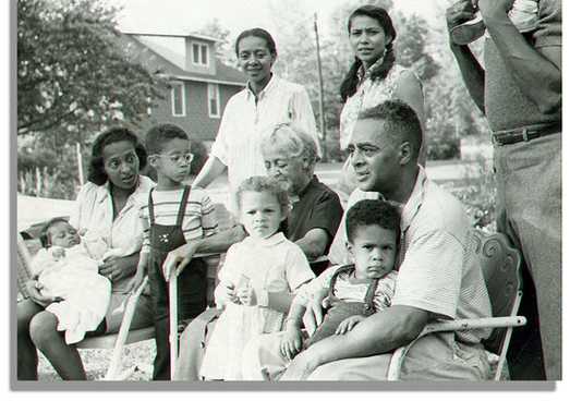 Reunion 1957 in Englewood NJ family photo