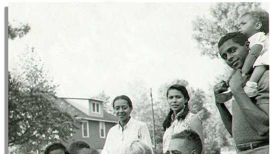 Reunion 1957 in Englewood NJ family photo